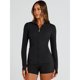 thumbnail image 2 of Trendy Queen Chaqueta liviana con cierre para mujer, 2 of 3