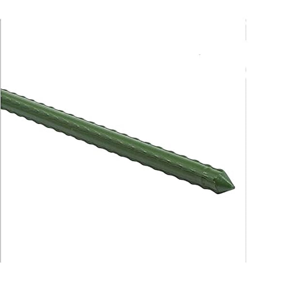 Estaca de soporte para plantas DL Wholesale Inc., acero, 6 pies, verde, paquete de 10