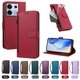 thumbnail image 4 of Funda con Billetera para [Xiaomi Redmi Note 13 Pro 5G] con Bolsillo Zipper y Tarjetero Rojo, 4 of 6