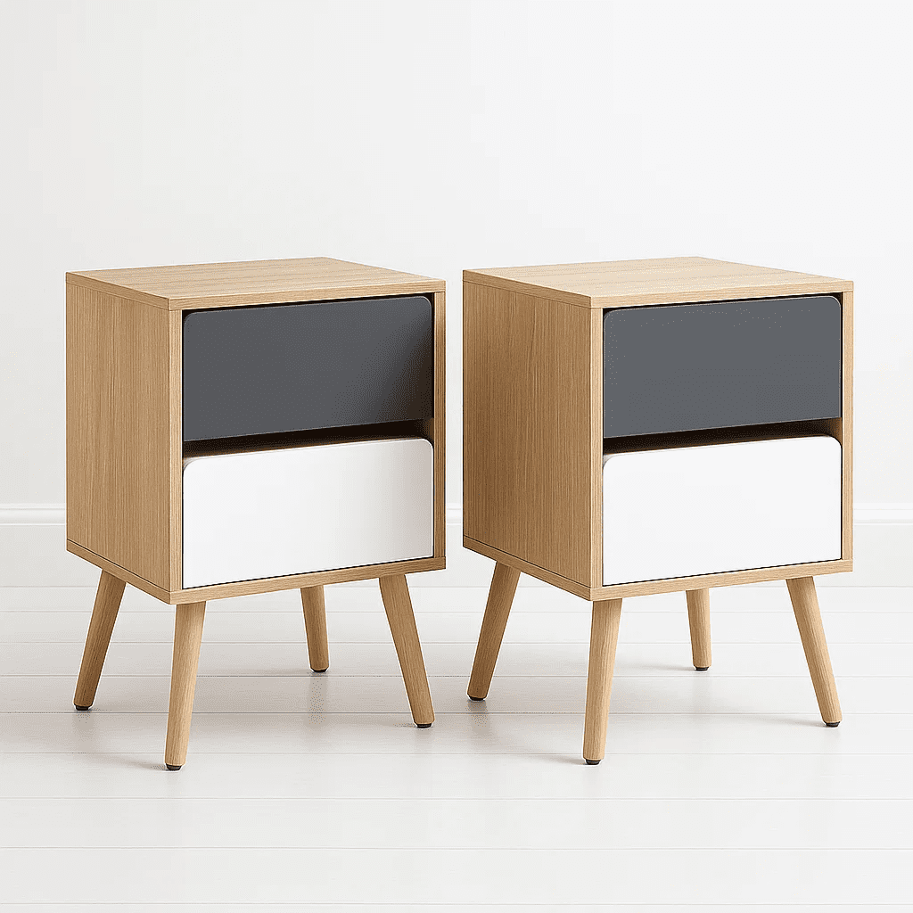 Klik Muebles - Pack De 2 Veladores Nordic