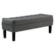 thumbnail image 2 of Banqueta Wood 2c Felpa 00 Gris, 2 of 4