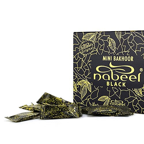 Bakhoor Nabeel Black Mini Incienso 108 g (36 x 3 g)
