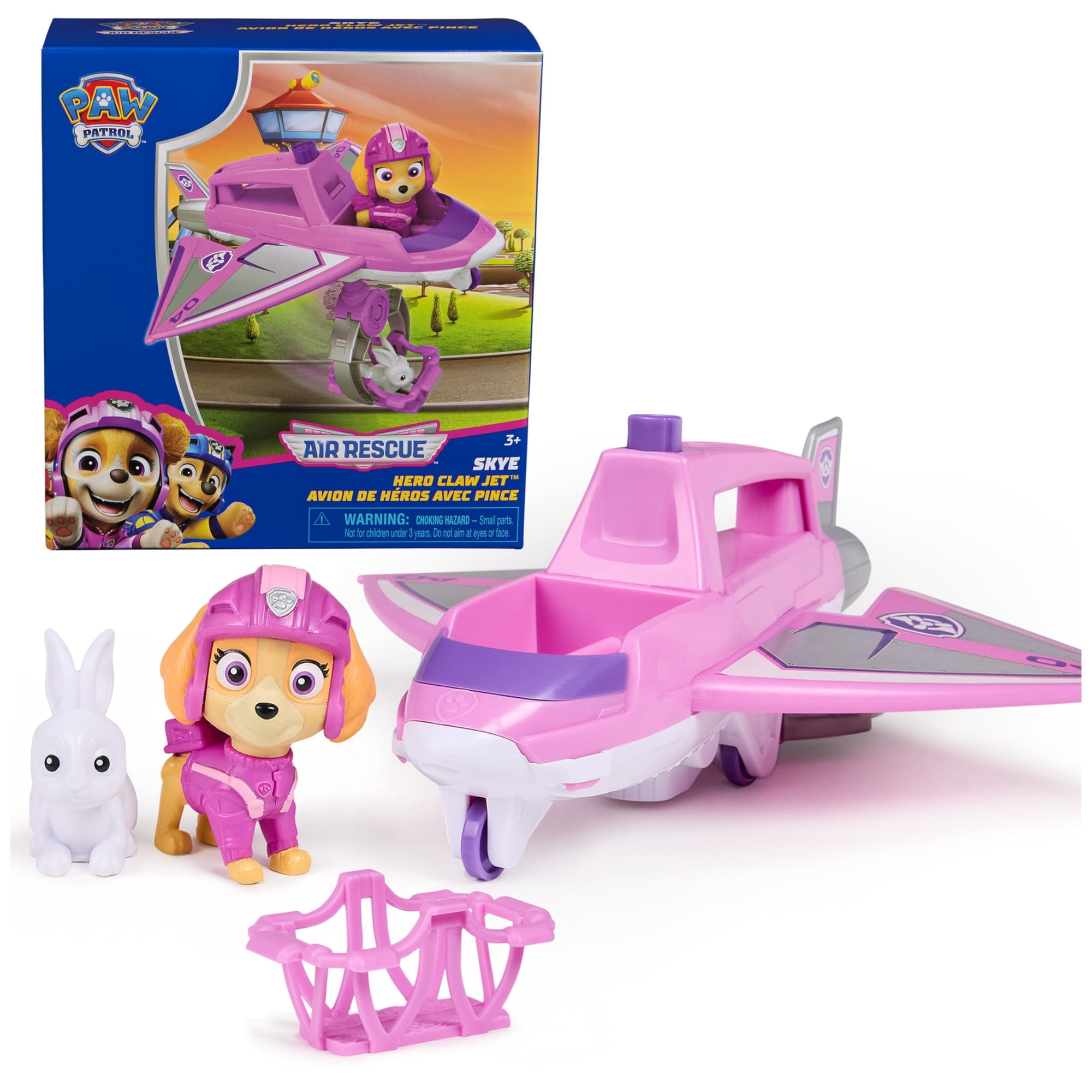 Figura De Acción Skye De Toy Paw Patrol Air Rescue Con Hero Claw Jet