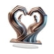 thumbnail image 3 of Figura De Gestos De Mano Artesanía De Amor Estatua Para El Dedo Para La Oficina De Novia De La Estantería, 3 of 5