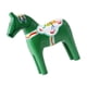thumbnail image 3 of Adorno De Caballo Dala De Madera, Pintura A Color Para Coleccionar, Decoración Del Hogar, Recuerdo Verde, 3 of 5