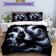 thumbnail image 1 of Cool Nine Tailed Fox Quilt Set - Soft and Comfortable Bedroom Guest Room and Dorm Decor Bedding Set 1 Quilt Cover + 2 Pillowcases.L019, 1 of 1