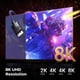 thumbnail image 3 of Cable DisplayPort UGREEN con certificación VESA 8K, 16 pies (5 m) DP 1.4, 3 of 9