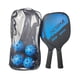 thumbnail image 2 of Juego De Palas Pickleball, Raquetas De Madera Con 4 Bolas, Bolsa De Transporte Para Adultos Y Mujeres, Color Azul, 2 of 5