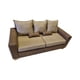 thumbnail image 2 of Sofa Tres Cuerpos Marron Lino, 2 of 3