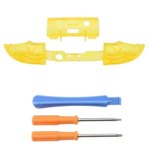 Set Botones Lb Rb Bumpers Barra Central Soporte On Off Surround Guía Gatillo Transparente Amarillo Aaronmei Para Control Xbox Series X S