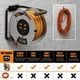 thumbnail image 5 of Cable de metal Cord Reel Masterplug, tambor, 30 m, 4 enchufes con conexión a tierra, 5 of 7