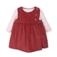 thumbnail image 1 of Vestido Bebé Niña Cotelé con Polera Manga Larga Rojo, 1 of 3