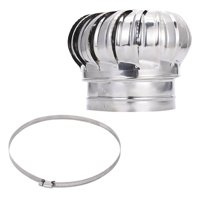 Bothyi - Ventilador De Techo 201 De Acero Inoxidable Para Chimeneas De Fábrica De 100 Mm