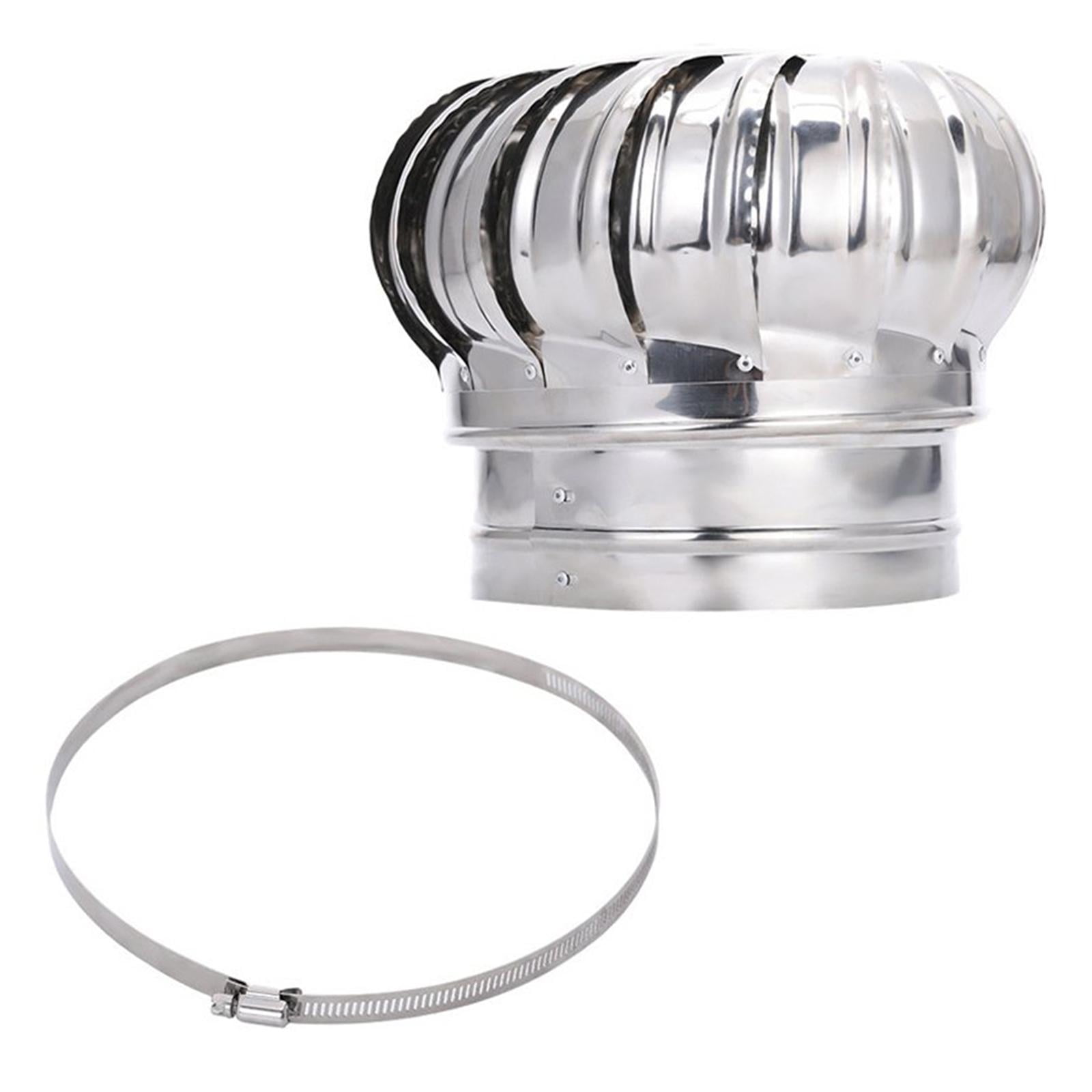 Magideal - Campana Extractora De Acero Inoxidable Resistente A La Intemperie Para Techos, Turbinas Eólicas, Accesorios De Ventilación Para Casas, Fábricas, Ático 150 Milímetros