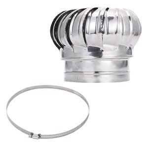 Bothyi - Ventilador De Techo 201 De Acero Inoxidable Para Chimeneas De Fábrica De 100 Mm