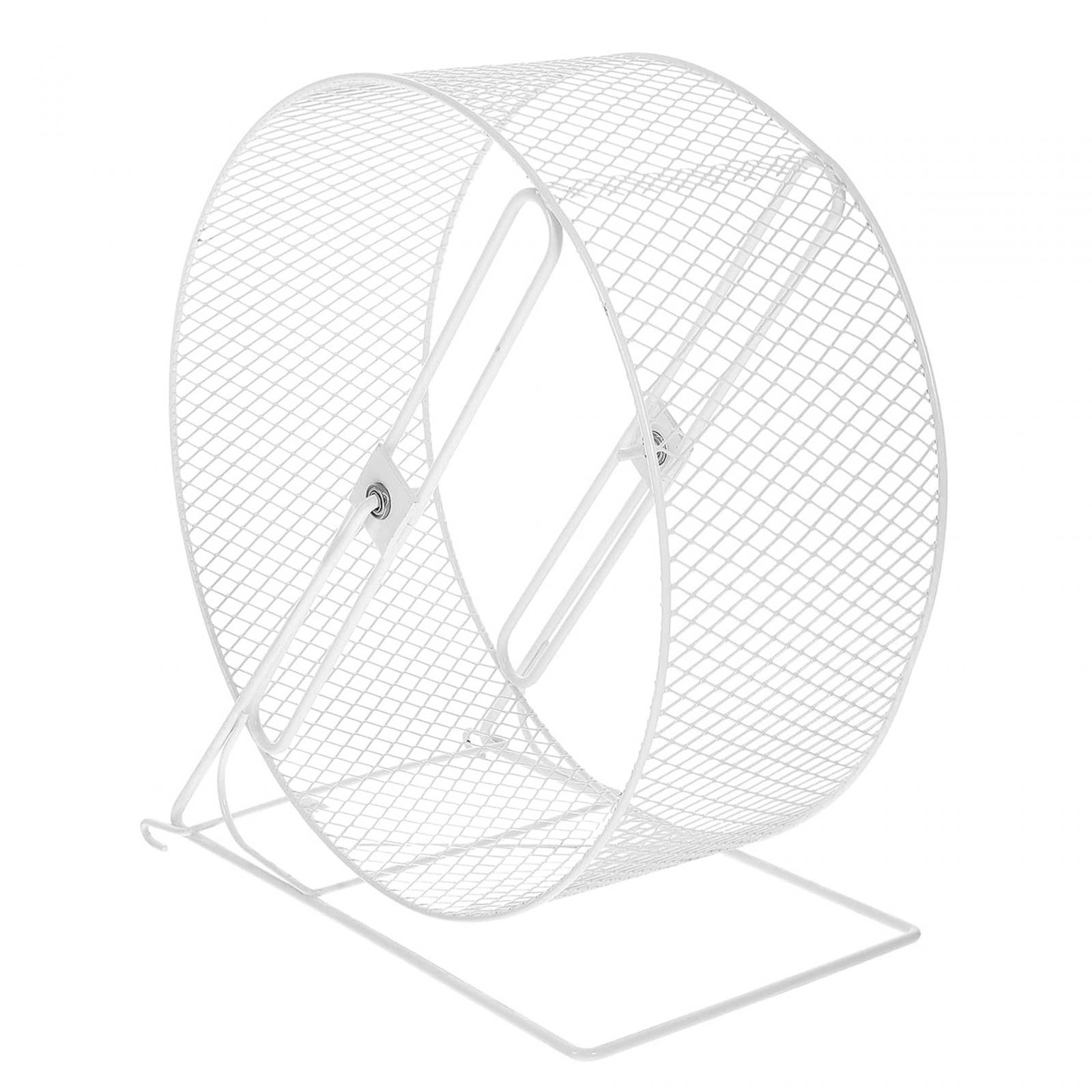 Magideal - Rueda De Hámster Rodillo De Juguete Silencioso Robusto Redondo Diversión Para Jugar Y Correr Con Soporte Rueda Para Correr Hámster Rueda De Ejercicio Diámetro 26Cm