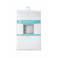Baima - Forro Cortina De Ducha 180X180 Cm Con Imán Impermeable Blanco