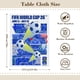thumbnail image 2 of FIFA WORLD CUP Mantel Cuadrado Temático con Estampado Icónico, se Adapta a la Mayoría de Mesas, y es Fácil de Cuidar, Regalos Perfectos para Fans, Amigos y Familia,137x183cm, 2 of 6