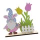 thumbnail image 2 of Pascua Primavera Adorno De Madera Escritorio Mesa Estatuilla Juguetes Gnomo Valla, 2 of 5
