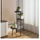 thumbnail image 3 of Set Organizador 3 Pedestal Porta Macetero Desmontable Negro, 3 of 3