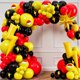 thumbnail image 1 of Kit de Globos SHERYL DECOR Rojo Negro Amarillo 100 uds, 1 of 7