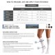thumbnail image 2 of Calcetines de compresión Truform 1975 para mujer, 15-20 mmHg, color blanco, 2 of 9