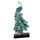 thumbnail image 4 of Estatua decorativa de pavo , escultura, figurita, el más , decoración para hogar, artesanías de resina para boda, estantería, decoración de , azul S, 4 of 5