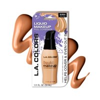 Maquillaje L.A. Colors Liquid Deep Beige Carded Cblm284A