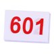 thumbnail image 5 of Babero Para Correr Números De Competidor Ligeros Para Gimnasia Baloncesto Fútbol 601 A 700, 5 of 5