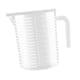 thumbnail image 1 of Taza Medidora, Jarra De Agua Resistente Para Jugo, Agua Fría Y Caliente, Tienda De Té, 1000ML, 1 of 3