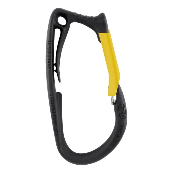 Clip de estantería PETZL Caritool S para arnés, portaherramientas