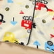 thumbnail image 3 of Pijamas de verano para niños y niñas, de manga corta, con estampados de dibujos animados, para dormir (beige-A, 6-9 meses), 3 of 7