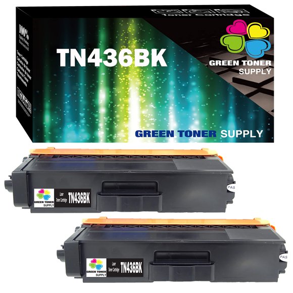 Cartucho de tóner negro Green Toner TN-436 (2 unidades)