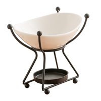 Bothyi - Quemador De Cera Derretida, Difusor De Marco De Metal, Quemador De Aceite Para Sala De Estar, Porche, Jardín, Negro