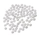 thumbnail image 2 of 100x Copo De Nieve Flor Spacer Beads Charms Jewelry DIY Crafts 4mm Silver, 2 of 3