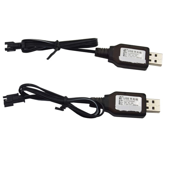 Cable de carga Blomiky USB de 7,2 V con SM-2P para batería Huina 1550