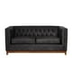 thumbnail image 3 of Sofa Roma 2C Cuero Colorado Negro, 3 of 5