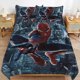 thumbnail image 2 of Amazing Spiderman 3 Piece Sets Full/Queen Size - Reversible Microfiber Quilts with 2 Shams Soft Lightweight Bedspread Coverlet Comforter for All Season Bed Sheets, 2 of 5