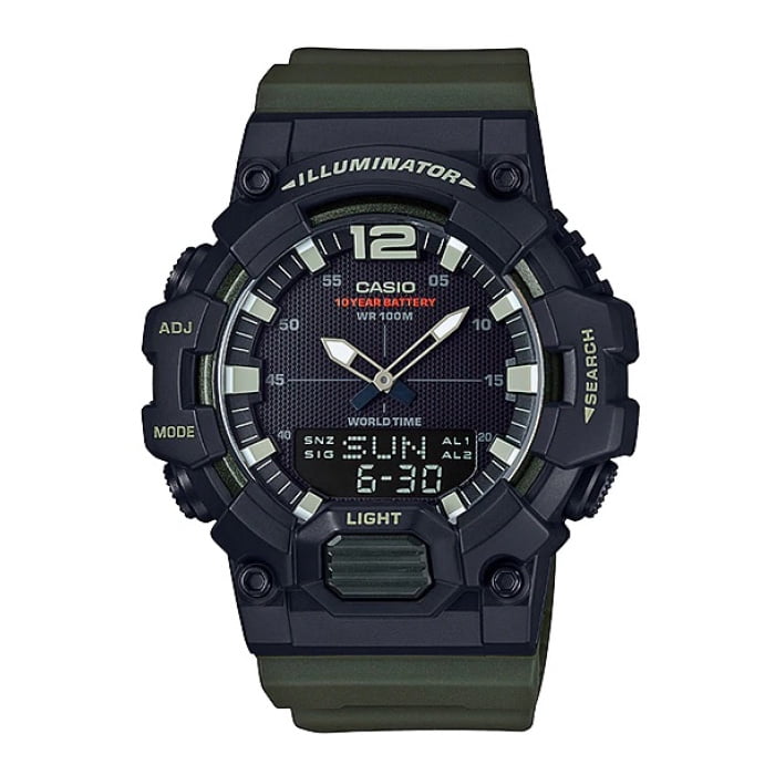 Reloj Analogo-digital Verde Casio Hdc-700-3av