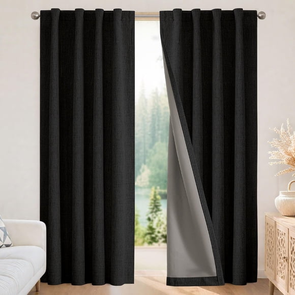 Cortinas Joydeco Opacas 168x274 cm Aislamiento Térmico