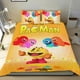 thumbnail image 1 of Pac-Man Conjunto de sábanas temático, trío de piezas, cómodo y amigable con la piel, diseño único, regalo de decoración para el hogar para familiares, amigos y fans,173cm *218cm, 1 of 6