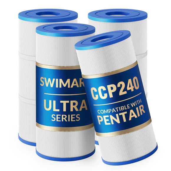 Cartuchos de Filtro para Piscina Swimara CCP240 Paquete de 4 de Alta Resistencia