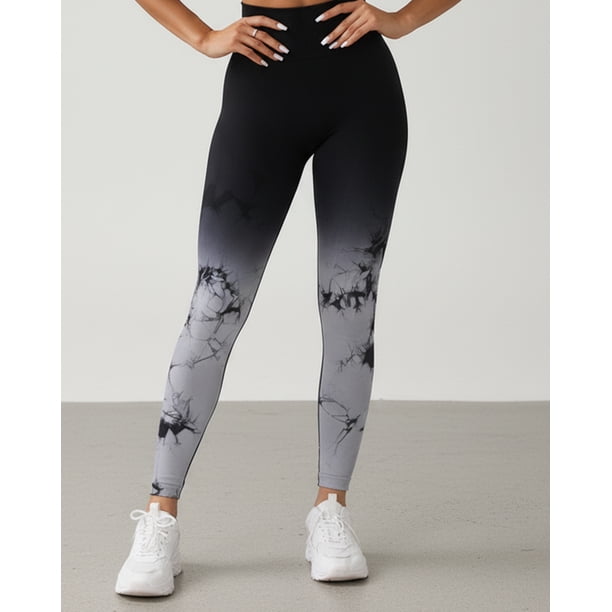 Leggings Yoga Sin Costura Mujer Diseño Tie dye Levanta cola