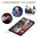 thumbnail image 4 of Harry Kane Porta Pasaporte y Cartera de Viaje Premium de Cuero PU, Funda de Pasaporte Bloqueo RFID con Ranuras para Tarjetas de Crédito, Estuche para Libro de Pasaporte para Familia 10cm × 15cm, 4 of 6