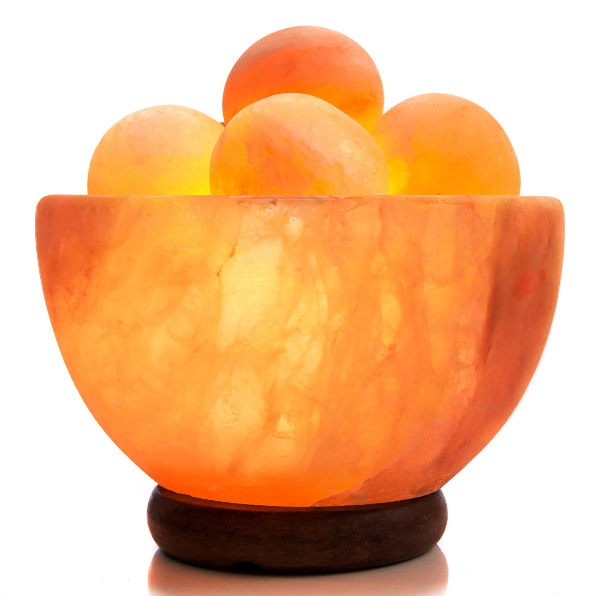 Umaid - Lámpara De Sal Himalayan Con 6 Bolas De Masaje Y Regalo