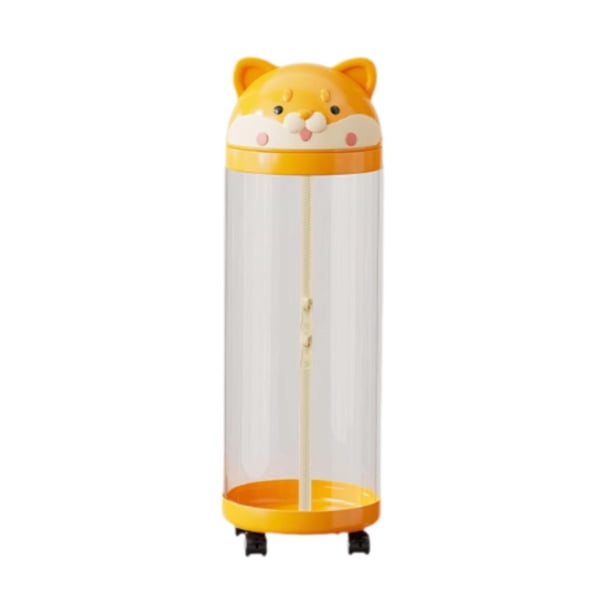 Organizador de Peluches, Almacenamiento de Juguetes, Organizador de Peluches Transparente Y Móvil con Ruedas para Dormitorio, Guardería Y Habitación I Altura 102cm
