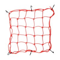 Magideal - Organizador De Almacenamiento De Red De Carga Para Motocicleta, Organizador De Artículos Diversos, Equipo Ajustable, Casco, Red Para Equipaje, Red Rojo