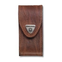Victorinox - Estuche De Cuero Color Café Para Cinturón. Tamaño 10,7X5X3,2Cm