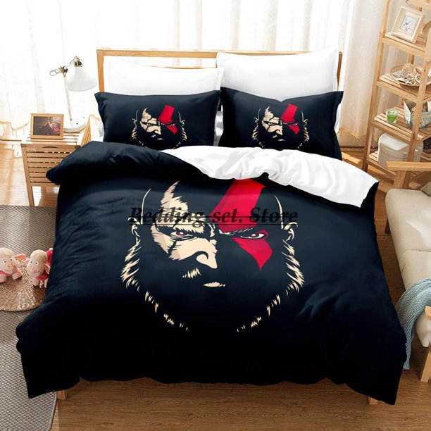God of War Bedding Set Bed Set Aldult Kid Bedroom Duvetcover Sets Bed Sheet Set