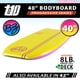 thumbnail image 2 of Bodyboard BZ T-10 102 cm HDPE Slick con Cola en Forma de Media Luna, 2 of 8